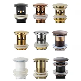 Other Bath & Toilet Supplies Bathroom Basin Sink Up Drain Waste Stopper Faucet Accessories Brass Mablack/Chrome/Rose Gold/Brushed Gold