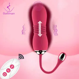 NXY-vibratorer vibradores telescpicos para mujer masajeador de prstata masculino consolador inalmer iMbrico con control remoto tapn anal vibrador 220110