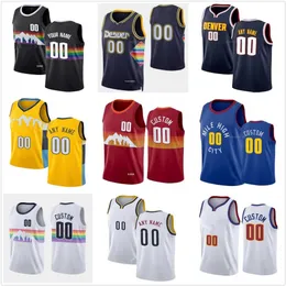 2021/22 Custom Hot Press #15 Jokic Jamal 27 Murray Nikola Michael 1 Porter Jr. Facundo 7 Campazzo NahShon Hyland Men Woman Kids Youth Printed Basketball Jerseys