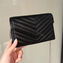 Kedja kosmetiska påsar designers handväska axel crossbody flap väska handväska plånbok totes brev solid färg hasp randig underarm dam kvinnor lyxig handväska ryggsäck