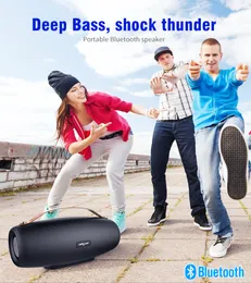 Zeelot S27 Bezprzewodowa Wodoodporna Przenośna Głośnik Bluetooth 38W Subwoofer Soundbar Soundbar Heavy Bass Sumppt TF AUX USB Camping Camping Głośnik Power Bank