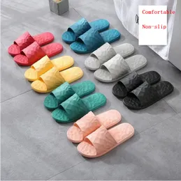 Slippers female summer indoor lovers soft soled household shoes men bath antiskid bathroom sandalshome breathabl Hotel plastic PVC Whosale yakuda online store