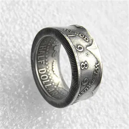 US Kennedy '1989' Half Dollar Coin Ring Hot Selling Craft For Men or Women Jewelry US size(7-18)Nice Quality Coins Retail /Whole Sale