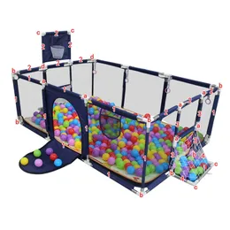 Imbaby Playpen för barn Baby Inomhus Spel Dry Ocean Ball Pit Pool lätt att installera Barn Staket Tält 0-6 år gammal födelsedagspresent 211028