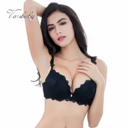 Varsbaby Lace sexy push up sutiã gathers underwear para as mulheres 210623