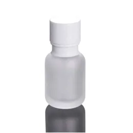 50ML Frost Glass Cosmetic Bottles 1.7OZ Glass Lotion Bottles 50CC Glass Press Bottle With Cap Empty Bottle Botella