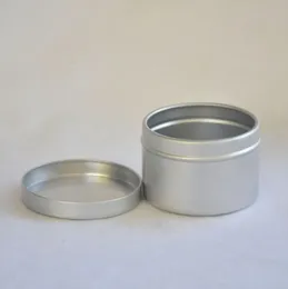 50g puste aluminiowe słoiki po kremach 50ml aluminiowe puszki, metalowy pojemnik na balsam do ust