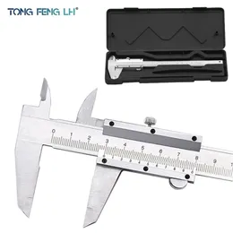 Vernier Caliper 6 "0-150mm / 0,02 mm Metalowe zaciski pomiarowe Narzędzia do pomiaru 210922