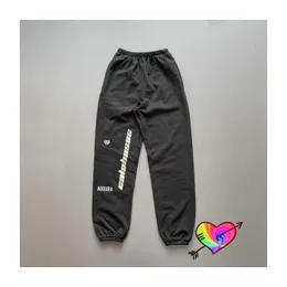 2021 Season 5 Pants Men Women High Quality Embroidery CALABASAS Sweatpants Slightly Loose Terry CALABASAS Jogger Trousers 6 X0628