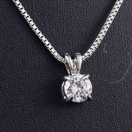 2020 New Drop Shipping Necklaces Crystal Zirconia Pendants&Necklaces Jewelry Collar Colar de Plata Wedding Jewerly G1206