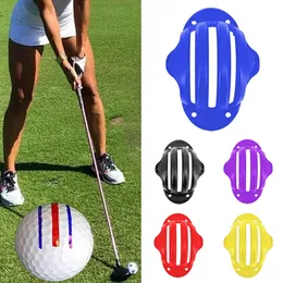 Nowy projekt akcesoria golfowe 4 Kolor ABS Golf Ball Marker Liner Golf Marker Clip Hats Klipy Ball Marker