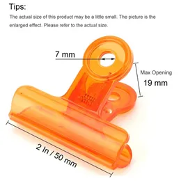 Eease 100 Plastic Binding Clips For Folders And Paper