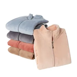Vidmid Warm Winter Girls Boys Cardigan Kids Coats Fleece Children Baby Mandarin Collar Jacket Thicken Outwear P10 211204