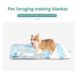Cat Beds & Furniture Pet Sniffing Pad Bite-resistant Toy Dogs Breathable Dog Bed Summer Washable