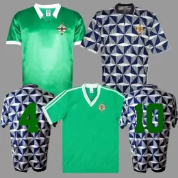 Northernireland Retro Soccer Jerseys Away Vintage 1979 1998 1990 1992 90 92 Evans Lewis Saville Davis Whyte Lafferty McNair Maillots Camisa de Futebo