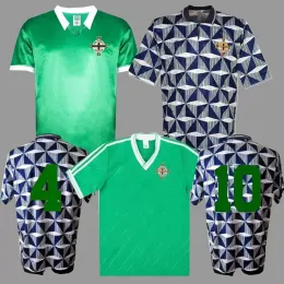 Northerreland Retro Soccer Jerseys Away Vintage 1979 1998 1990 1992 90 92 Evans Lewis Saville Davis Whyte Lafferty McNair Maillots Camisa de Futobo