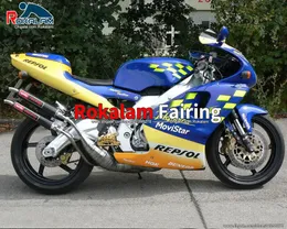 Für Aprilia RS250 1995 1996 1997 Verkleidungsteile RS 250 95 96 97 RS 250 Blau Gelb Kunststoff-Körperschutz-Set