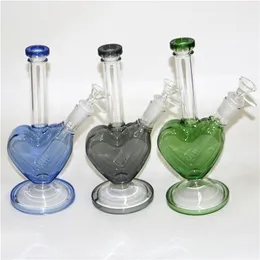 Hookahs Mini Glass Bongs Recycler Dabオイルリグ水パイプ14mmジョイントボウルTerp Slurper Quartz Bangers