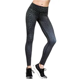 Sexy Leopard Printed Quick-drying High Stretch Breathable Bodybuilding Jeggings White Slim Gym Workout Leggings Legginsy Push Up 210604