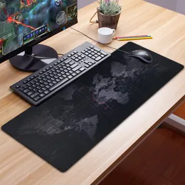 世界地図ラージパッドゲーミングコンピュータービッグデスクマット滑り止めゴムベースマウスパッドラップトップPCゲーム防水