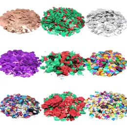 Party Decoration Sparkling Sequin Confetti Christmas Tree Ornament For Filling Balloons Birthday Wedding Year Supply