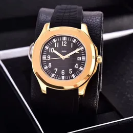 듀피 5711 시계 남성 자동 기계적 시계 은색 스트랩 블루 골드 시계 스테인레스 방수 손목 시계