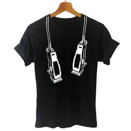 Funny Hairdressing Scissors T Shirt Barber Weapon Hair Stylist Definition Hip Hop Harajuku T-shirt Women Clothing Graphic Tees X0628