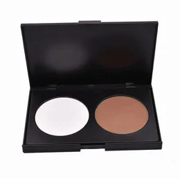 Hot 2pic fashion Two Tone powder Contouring Palette Dlicate Natural Modify the Face Slightly Drunk nude Repair Makeup Palettes have in stock