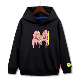 Sommar tunn merch A4 Gelik Lamba Boy Kids Hoodies Donuts Print Kids Baby Hooded Sweatshirts Kvalitet Barnkläder Toppar 211110