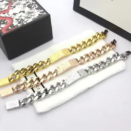 Partihandel Designer Titanium Steel Armband Classic Smycken Hjärta Armband För Kvinnor Charm Pärlor Armband Pulseiras Smycken