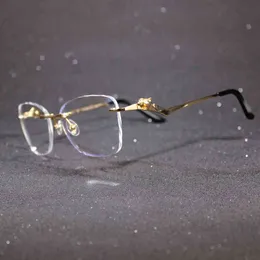 2022 Fabriks grossist vintage glasram för ny samling unik designer glasögon läser dator lyx kvinnor gafas damer