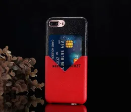 Designers Card Holder Leather Phone Fodraler för iPhone 11 Pro 12 mini 7plus plus 8plus x XR XS Max Designer Luxury Case Fundas Coque 2021