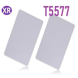 Xiruoer 200Pcs 125khz T5577 Card RFID Contactless Rewritable Card Writable Copiable Duplicate 125khz White Access Control Cards For Door Lock Hotel