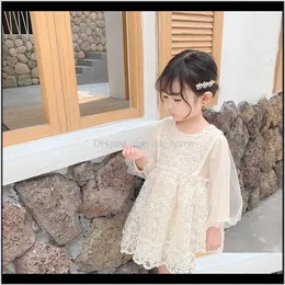 Dresses Clothing Baby Kids Maternity Drop Delivery 2021 1 23 45 Years Baby Girl Spring Clothes Up As Lace For Child Girls Birthday Party Prin