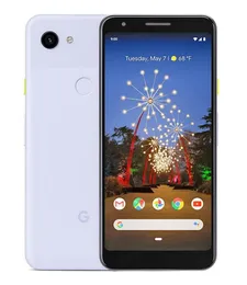 Renoverade original Google Pixel 3A-telefoner Octa Core 4GB/64GB 5,6 tum 12,2MP Android 10 11 12 4G Lte-stöd OEM olåst