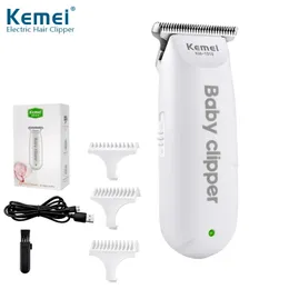 Kemei km 1319 100V-240V Salon Profesjonalne Clipper Włosów Elektryczny Włosy Trymer do redukcji hałasu Baby Reduction Respargable Włosów Ładowarka USB