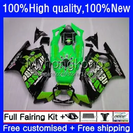 Corpo per HONDA CBR600 F2 CBR 600F2 600 F2 FS CC 600FS 1991-1994 Carenatura 34No.249 CBR600FS 600CC CBR600F2 91 92 93 94 CBR600CC 1991 1992 1993 1994 Carenatura OEM Verde nero