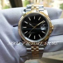 Super Watch BP Factory Version Bicolore Oro Acciaio inossidabile 2813 Movimento automatico Orologio da polso 41mm Quadrante nero Vetro zaffiro Orologi subacquei da uomo