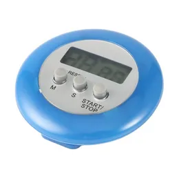 Cooking Timer Digital Alarm Kök Timers Gadgets Mini Cute Round LCD Display Räkna ner Verktyg