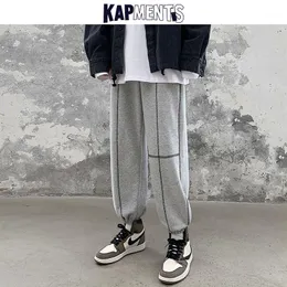 Joggers Men Striped Streetwear Sweatpants 2021冬のデザイナーパンツメンズファッション貨物の男ヒップホップズボン5xlメンズ