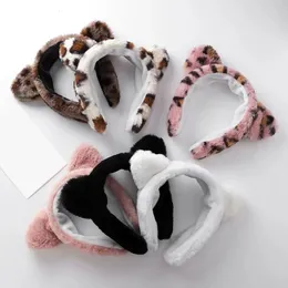 Sexy Leopard Headbands Cute Cat Ear Hair Accessories For Women Girls Hairstyles Headwear Festival Party Hairbands Head Hoop