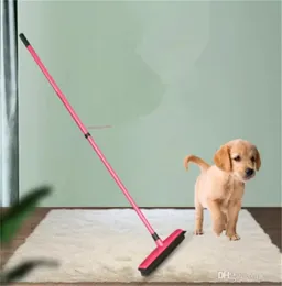 Garden Home Cleaning Brushes Rubber Broom Pet Hair Lint Removal Device Telescopic Bristles Magic Clean Sweeper Squeegee Scratch Bristle Long Push Broom