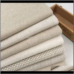 Clothing Apparel Drop Delivery 2021 Contemporary Heavy Linen Cotton Natural Woven Upholstery Diy Eco-Friendly Sofa Cover Fabric Width 145 Cm