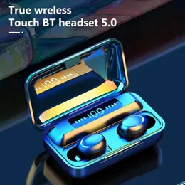 2022 Nowy F9-6 mini bezprzewodowe słuchawki z ładowarką LED TWS SLEEP Słuchawki