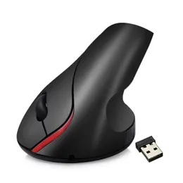 Ergonomics Vertical Gaming Mouse 5 Buttons RGB Wireless uppladdningsbara möss för PC Laptop Computer Game Controllers Joysticks