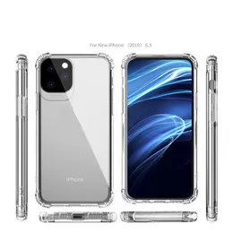 Darbeye Dayanıklı Şeffaf Silikon Kılıf iphone 12 11 Pro XR X Yumuşak Telefon Kabuk Iphone 6 7 8 Artı Arka Kapak