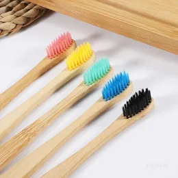 Toothbrush tooth protection soft hair bamboo toothbrush slender travel disposable toothbrush hotel supplies T500706