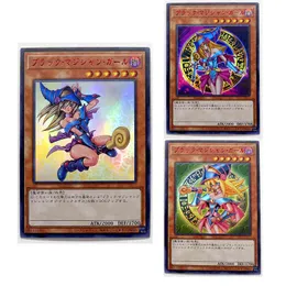 Yu Gi Oh Japanese Dark Magician Girl DIY Toys Hobbies Hobby Collectibles Game Collection Anime Cards G220311