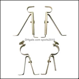 ديكور آخر ديكور المنزل GardenHeavy Duty Metal Starta Stain Rod Bracket Aessories Wall Mount Mount Drop Drop Drop