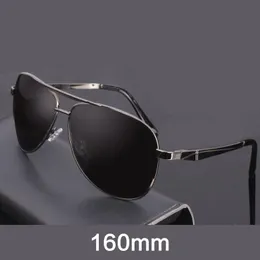 Gafas de sol Evove de 160 mm para hombre, gafas de sol polarizadas de gran tamaño para hombre, gafas de sol antipolares para conducción, gafas de aviación UV400